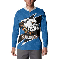 Bulldogs Guatemala Rugby Custom Button Sweatshirt Seguimos Creciendo - Wonder Print Shop