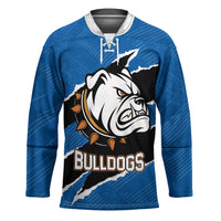 Bulldogs Guatemala Rugby Custom Hockey Jersey Seguimos Creciendo - Wonder Print Shop