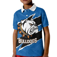 Bulldogs Guatemala Rugby Custom Kid Polo Shirt Seguimos Creciendo - Wonder Print Shop