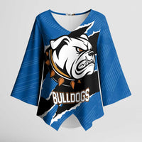 Bulldogs Guatemala Rugby Custom Kimono Sleeve Blouse Seguimos Creciendo - Wonder Print Shop