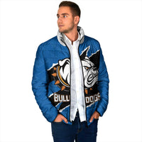 Bulldogs Guatemala Rugby Custom Padded Jacket Seguimos Creciendo - Wonder Print Shop