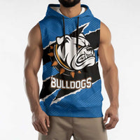 Bulldogs Guatemala Rugby Custom Sleeveless Hoodie Seguimos Creciendo - Wonder Print Shop