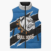 Bulldogs Guatemala Rugby Custom Sleeveless Puffer Jacket Seguimos Creciendo - Wonder Print Shop