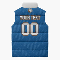 Bulldogs Guatemala Rugby Custom Sleeveless Puffer Jacket Seguimos Creciendo - Wonder Print Shop