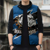Bulldogs Guatemala Rugby Custom Sleeveless Puffer Jacket Seguimos Creciendo - Wonder Print Shop