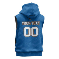 Bulldogs Guatemala Rugby Custom Sleeveless Zip Hoodie Seguimos Creciendo - Wonder Print Shop