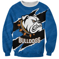 Bulldogs Guatemala Rugby Custom Sweatshirt Seguimos Creciendo - Wonder Print Shop