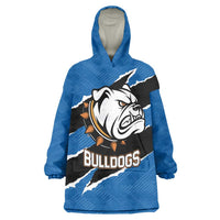 Bulldogs Guatemala Rugby Custom Wearable Blanket Hoodie Seguimos Creciendo - Wonder Print Shop
