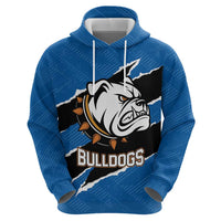 Bulldogs Guatemala Rugby Custom Zip Hoodie Seguimos Creciendo - Wonder Print Shop