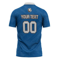 Bulldogs Guatemala Rugby Custom Zipper Polo Shirt Seguimos Creciendo - Wonder Print Shop