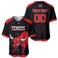 Toros Guatemala Rugby Custom Baseball Jersey Vamos Toros Vamos Toros - Wonder Print Shop