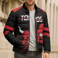 Toros Guatemala Rugby Custom Bomber Puffer Jacket Vamos Toros Vamos Toros - Wonder Print Shop
