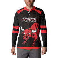 Toros Guatemala Rugby Custom Button Sweatshirt Vamos Toros Vamos Toros - Wonder Print Shop