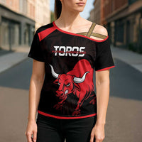 Toros Guatemala Rugby Custom Cross Shoulder Shirt Vamos Toros Vamos Toros - Wonder Print Shop