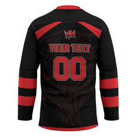 Toros Guatemala Rugby Custom Hockey Jersey Vamos Toros Vamos Toros - Wonder Print Shop