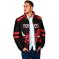 Toros Guatemala Rugby Custom Padded Jacket Vamos Toros Vamos Toros - Wonder Print Shop