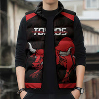 Toros Guatemala Rugby Custom Sleeveless Puffer Jacket Vamos Toros Vamos Toros - Wonder Print Shop