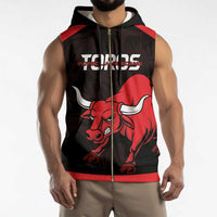 Toros Guatemala Rugby Custom Sleeveless Zip Hoodie Vamos Toros Vamos Toros - Wonder Print Shop