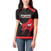 Toros Guatemala Rugby Custom Women Polo Shirt Vamos Toros Vamos Toros - Wonder Print Shop