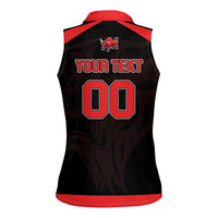Toros Guatemala Rugby Custom Women Sleeveless Polo Shirt Vamos Toros Vamos Toros - Wonder Print Shop