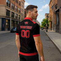 Toros Guatemala Rugby Custom Zipper Polo Shirt Vamos Toros Vamos Toros - Wonder Print Shop