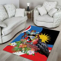 Antigua and Barbuda Magnificent Frigatebird Area Rug Tropical Vibe - Wonder Print Shop