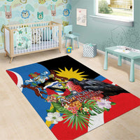 Antigua and Barbuda Magnificent Frigatebird Area Rug Tropical Vibe - Wonder Print Shop