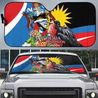 Antigua and Barbuda Magnificent Frigatebird Auto Sun Shade Tropical Vibe - Wonder Print Shop
