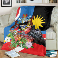 Antigua and Barbuda Magnificent Frigatebird Blanket Tropical Vibe - Wonder Print Shop