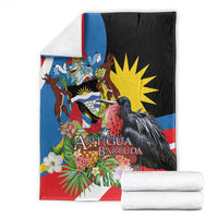 Antigua and Barbuda Magnificent Frigatebird Blanket Tropical Vibe - Wonder Print Shop