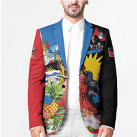 Antigua and Barbuda Magnificent Frigatebird Blazer Tropical Vibe - Wonder Print Shop