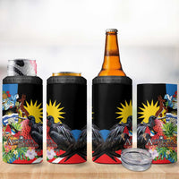Antigua and Barbuda Magnificent Frigatebird 4 in 1 Can Cooler Tumbler Tropical Vibe - Wonder Print Shop