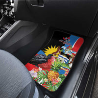 Antigua and Barbuda Magnificent Frigatebird Car Mats Tropical Vibe - Wonder Print Shop