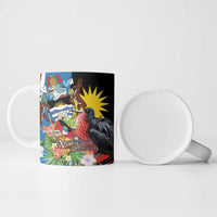 Antigua and Barbuda Magnificent Frigatebird Ceramic Mug Tropical Vibe - Wonder Print Shop