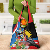 Antigua and Barbuda Magnificent Frigatebird Grocery Bag Tropical Vibe - Wonder Print Shop