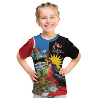 Antigua and Barbuda Magnificent Frigatebird Kid T Shirt Tropical Vibe - Wonder Print Shop