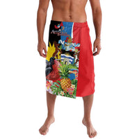 Antigua and Barbuda Magnificent Frigatebird Lavalava Tropical Vibe - Wonder Print Shop