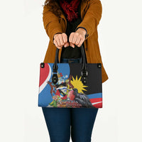 Antigua and Barbuda Magnificent Frigatebird Leather Bag Tropical Vibe - Wonder Print Shop