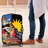 Antigua and Barbuda Magnificent Frigatebird Luggage Cover Tropical Vibe - Wonder Print Shop