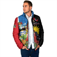 Antigua and Barbuda Magnificent Frigatebird Padded Jacket Tropical Vibe - Wonder Print Shop