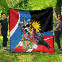 Antigua and Barbuda Magnificent Frigatebird Quilt Tropical Vibe - Wonder Print Shop