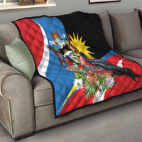 Antigua and Barbuda Magnificent Frigatebird Quilt Tropical Vibe - Wonder Print Shop