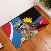 Antigua and Barbuda Magnificent Frigatebird Rubber Doormat Tropical Vibe - Wonder Print Shop