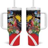 Antigua and Barbuda Magnificent Frigatebird Tumbler With Handle Tropical Vibe - Wonder Print Shop