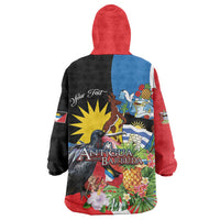 Antigua and Barbuda Magnificent Frigatebird Wearable Blanket Hoodie Tropical Vibe - Wonder Print Shop