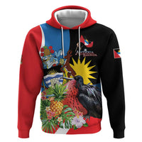 Antigua and Barbuda Magnificent Frigatebird Zip Hoodie Tropical Vibe - Wonder Print Shop