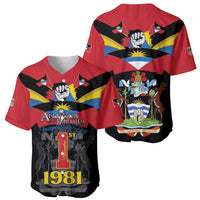 Antigua and Barbuda Independence Day Baseball Jersey Baabyuuda 1 November 1981 - Wonder Print Shop