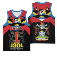 Antigua and Barbuda Independence Day Basketball Jersey Baabyuuda 1 November 1981 - Wonder Print Shop