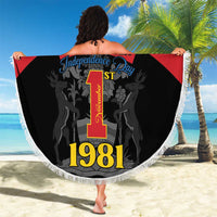 Antigua and Barbuda Independence Day Beach Blanket Baabyuuda 1 November 1981 - Wonder Print Shop
