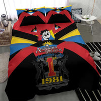 Antigua and Barbuda Independence Day Bedding Set Baabyuuda 1 November 1981 - Wonder Print Shop
